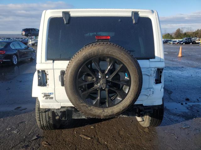 1C4JJXP69NW185500 - 2022 JEEP WRANGLER U SAHARA 4XE WHITE photo 6