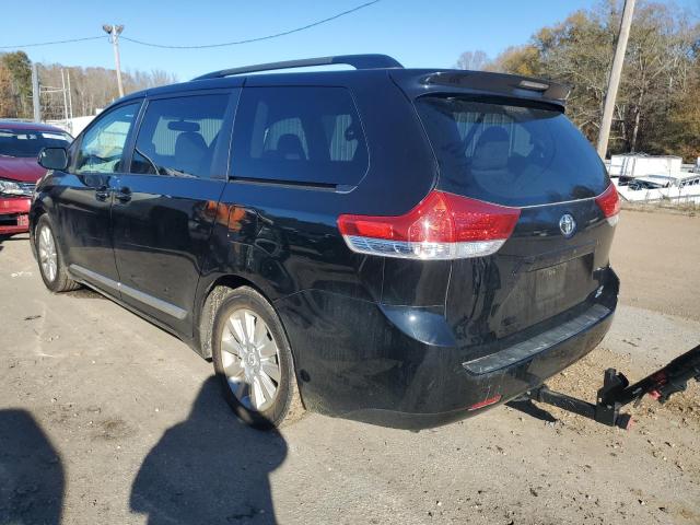 5TDDK3DC8BS020563 - 2011 TOYOTA SIENNA XLE BLACK photo 2