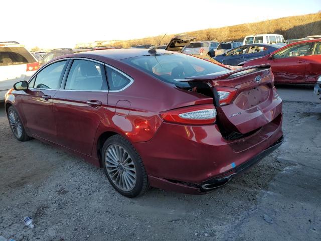 3FA6P0D92FR172981 - 2015 FORD FUSION TITANIUM BURGUNDY photo 2