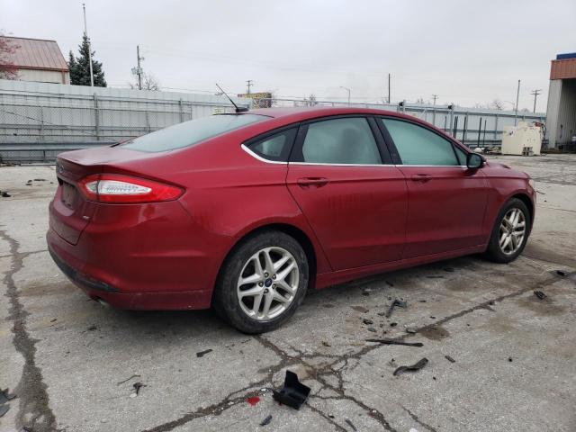 3FA6P0H7XFR159663 - 2015 FORD FUSION SE RED photo 3