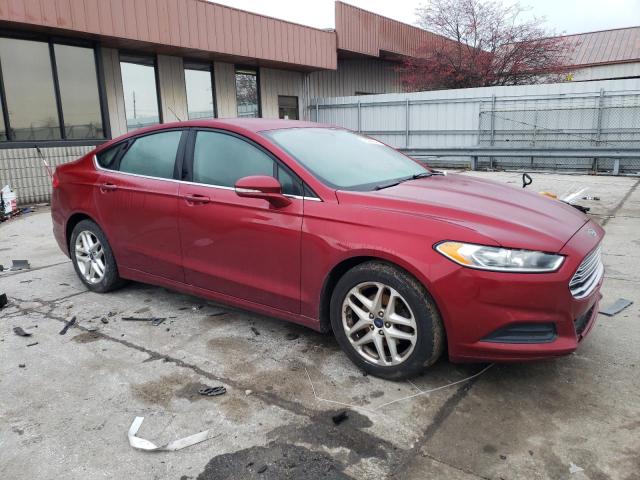 3FA6P0H7XFR159663 - 2015 FORD FUSION SE RED photo 4