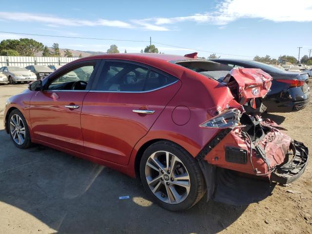 5NPD84LF8HH034266 - 2017 HYUNDAI ELANTRA SE BURGUNDY photo 2