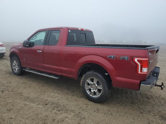 1FTEX1EP2FFA24755 - 2015 FORD F150 SUPER CAB RED photo 2