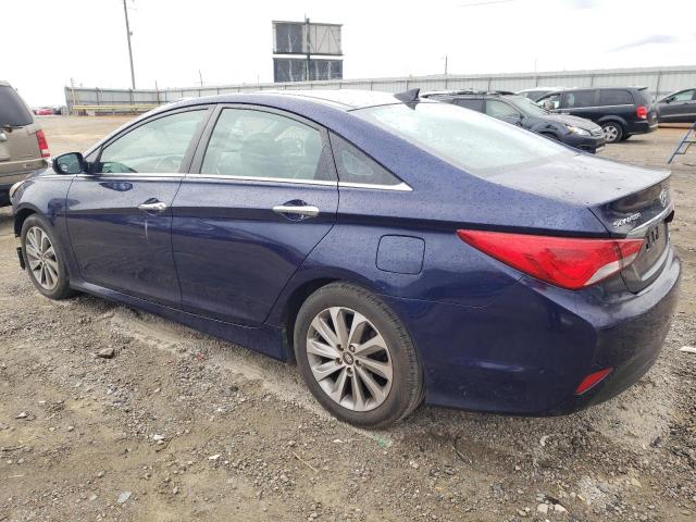 5NPEC4AC9EH900435 - 2014 HYUNDAI SONATA SE BLUE photo 2