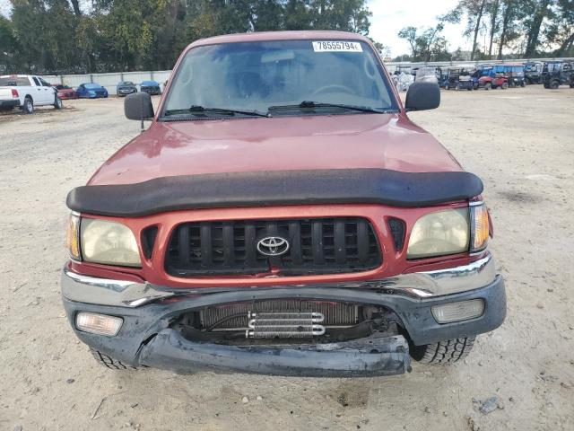 5TEGM92N94Z327776 - 2004 TOYOTA TACOMA DOUBLE CAB PRERUNNER MAROON photo 5