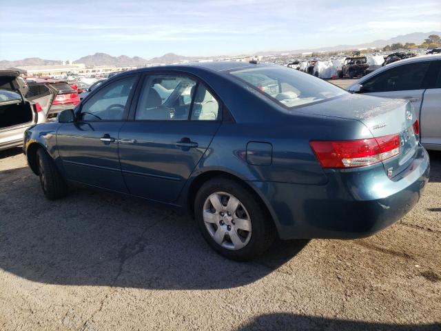 5NPET46C07H247554 - 2007 HYUNDAI SONATA GLS BLUE photo 2