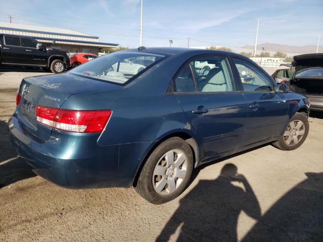 5NPET46C07H247554 - 2007 HYUNDAI SONATA GLS BLUE photo 3