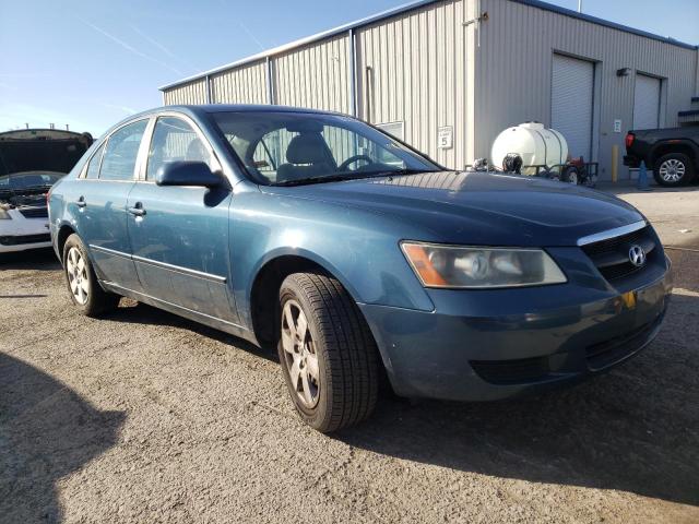 5NPET46C07H247554 - 2007 HYUNDAI SONATA GLS BLUE photo 4