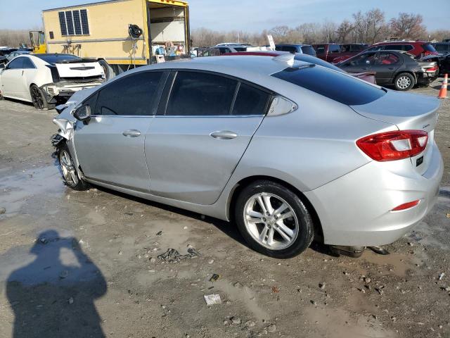 1G1BE5SM4H7150017 - 2017 CHEVROLET CRUZE LT SILVER photo 2