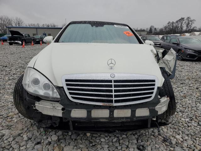 WDDNG86X88A195118 - 2008 MERCEDES-BENZ S 550 4MATIC WHITE photo 5