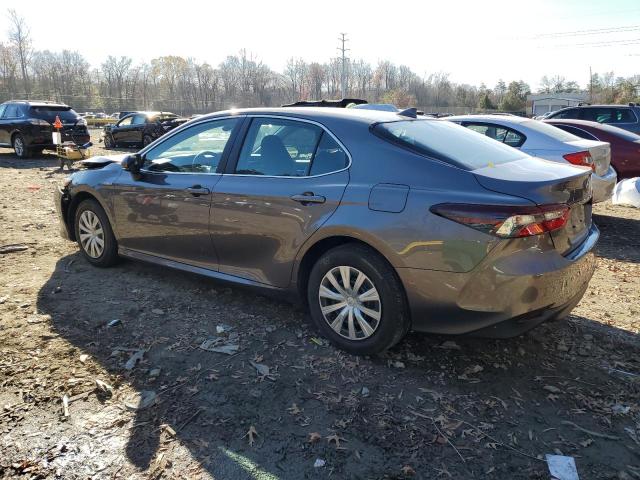 4T1H31AK1MU547806 - 2021 TOYOTA CAMRY LE GRAY photo 2