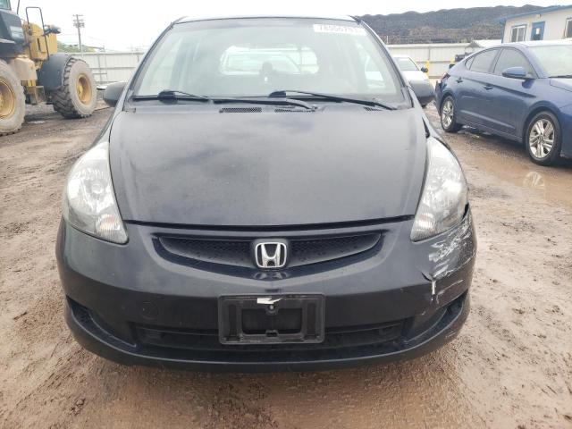 JHMGD38448S046702 - 2008 HONDA FIT BLACK photo 5