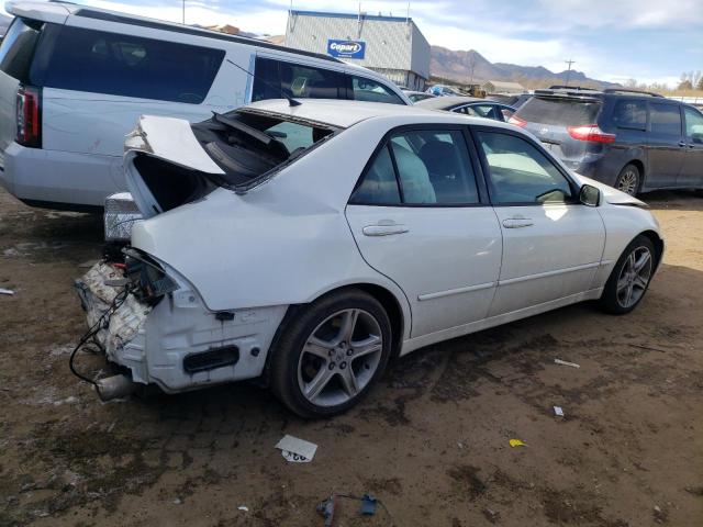 JTHBD192940087988 - 2004 LEXUS IS 300 WHITE photo 3