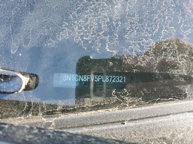 3N1CN8FV5PL872321 - 2023 NISSAN VERSA SR BLUE photo 12