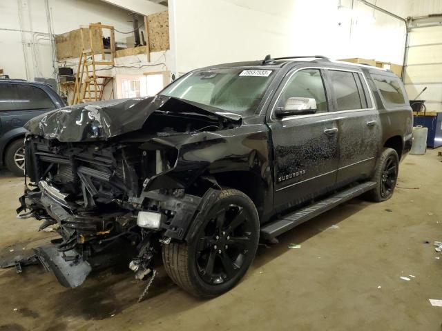 1GNSKJKC0HR273471 - 2017 CHEVROLET SUBURBAN K1500 PREMIER BLACK photo 1