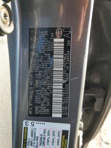 2T1BR32E66C650068 - 2006 TOYOTA COROLLA CE GRAY photo 12