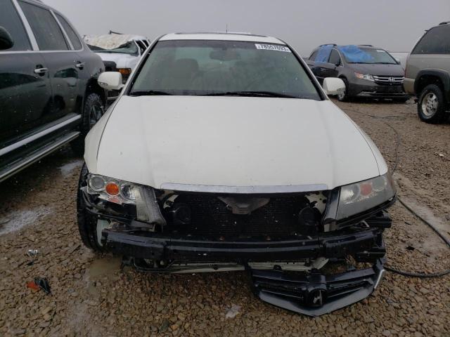 JH4CL96835C023749 - 2005 ACURA TSX WHITE photo 5