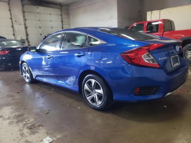 2HGFC2F61KH560148 - 2019 HONDA CIVIC LX BLUE photo 2