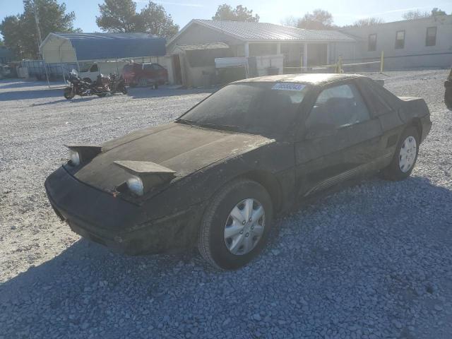 1G2PE37R0GP253735 - 1986 PONTIAC FIERO BLACK photo 1