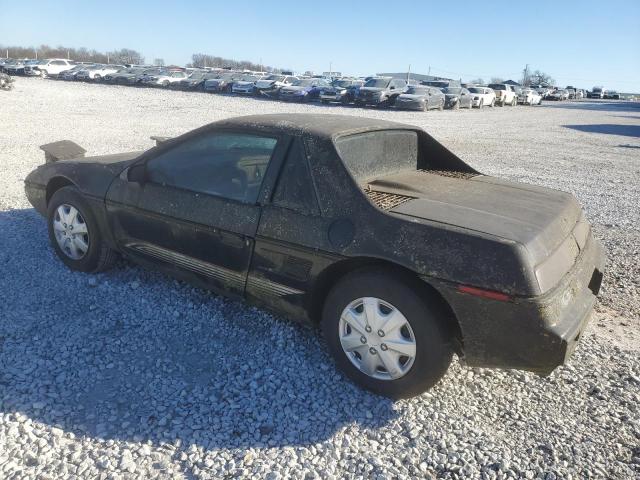 1G2PE37R0GP253735 - 1986 PONTIAC FIERO BLACK photo 2