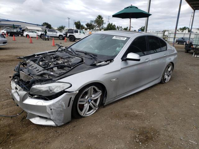 WBAFU9C50DDY72779 - 2013 BMW 550 XI SILVER photo 1