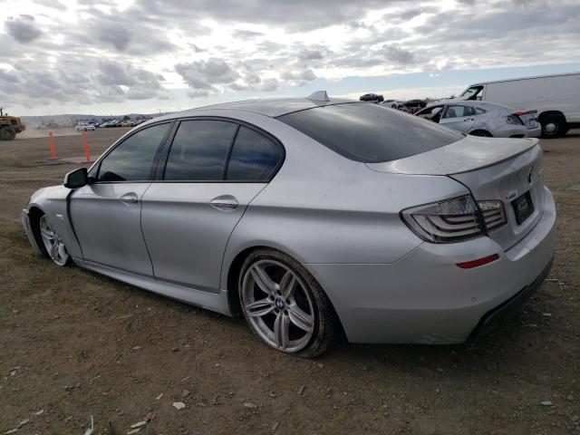 WBAFU9C50DDY72779 - 2013 BMW 550 XI SILVER photo 2