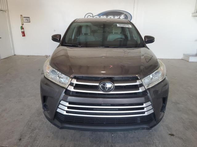 5TDZZRFH9HS234502 - 2017 TOYOTA HIGHLANDER LE CHARCOAL photo 5