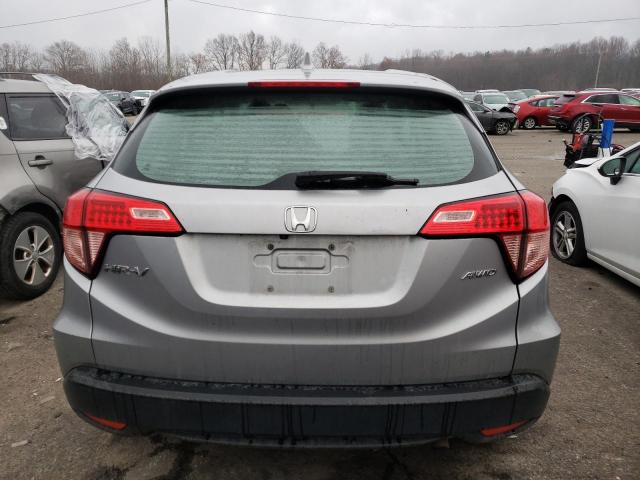 3CZRU6H39JG713807 - 2018 HONDA HR-V LX GRAY photo 6