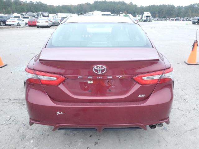 4T1B11HK9JU573485 - 2018 TOYOTA CAMRY L RED photo 6