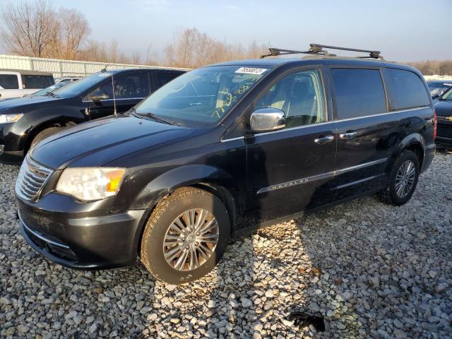 2C4RC1CG0DR509742 - 2013 CHRYSLER TOWN AND C TOURING L BLACK photo 1