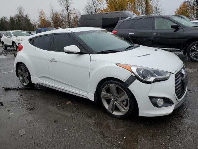 KMHTC6AE2DU151479 - 2013 HYUNDAI VELOSTER TURBO WHITE photo 4