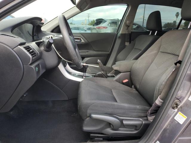 1HGCR2F35FA186705 - 2015 HONDA ACCORD LX GRAY photo 7