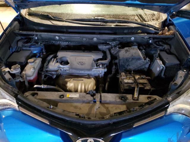 2T3BFREV3GW447654 - 2016 TOYOTA RAV4 LE BLUE photo 12