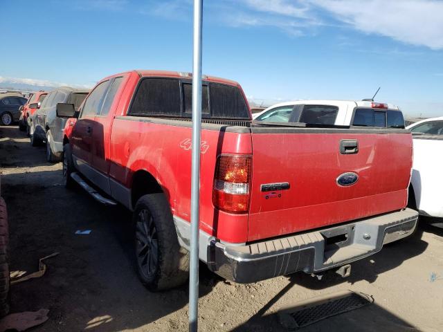 1FTPX14575NB78830 - 2005 FORD F150 RED photo 2