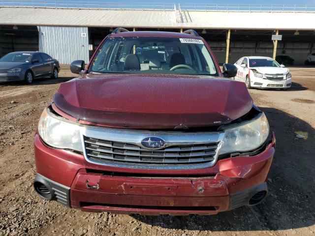 JF2SH6BC8AH769569 - 2010 SUBARU FORESTER XS Bordeaux Foto 5