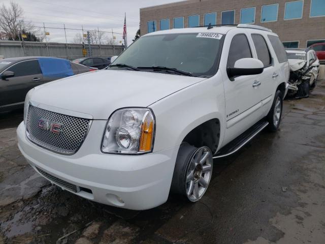 1GKFK63827J231984 - 2007 GMC YUKON DENALI WHITE photo 1