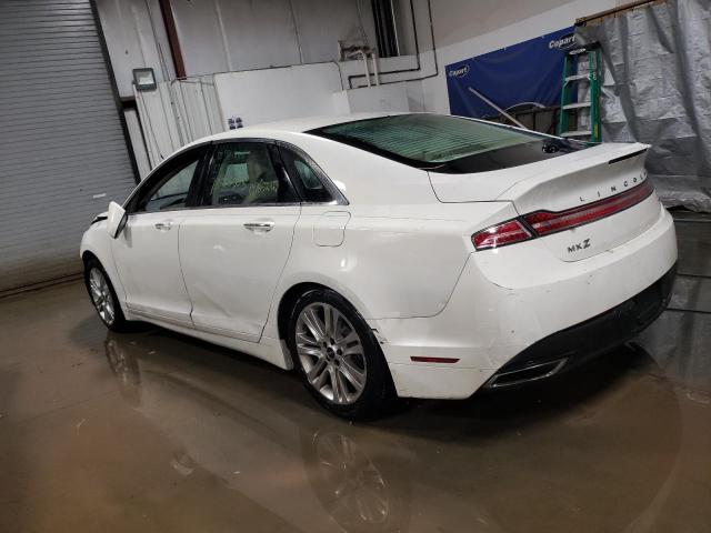 3LN6L2GK3DR811913 - 2013 LINCOLN MKZ WHITE photo 2