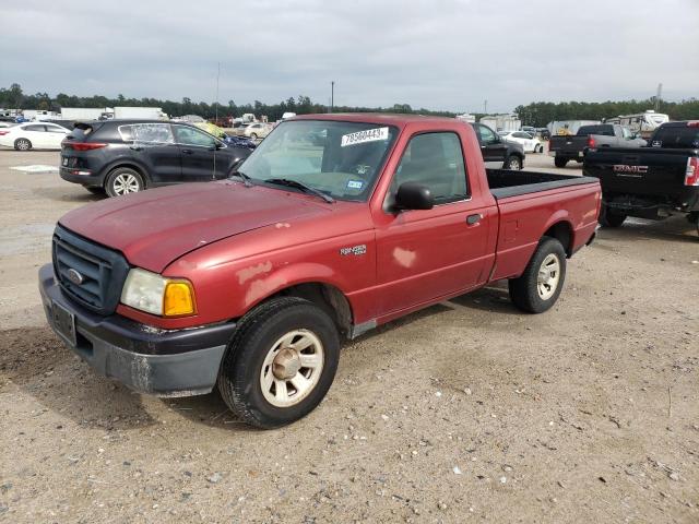 1FTYR10U04PA52078 - 2004 FORD RANGER RED photo 1