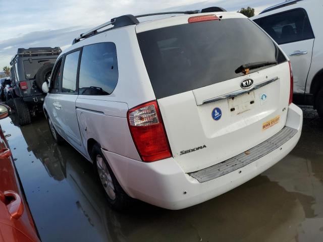 KNDMB233076112639 - 2007 KIA SEDONA EX WHITE photo 2