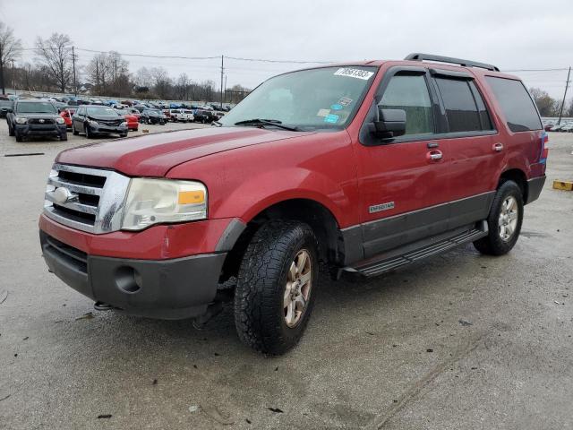 1FMFU16507LA14301 - 2007 FORD EXPEDITION XLT RED photo 1