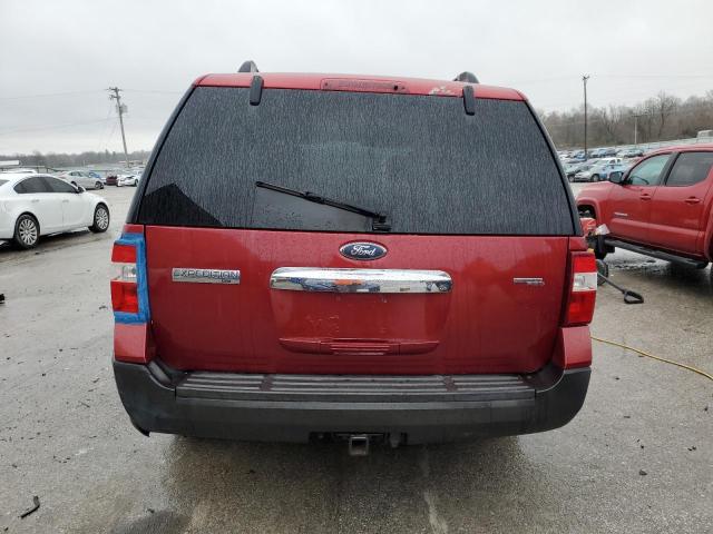 1FMFU16507LA14301 - 2007 FORD EXPEDITION XLT RED photo 6