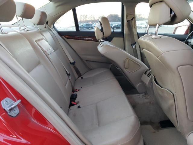 WDDGF5EB9BA516896 - 2011 MERCEDES-BENZ C 300 RED photo 10