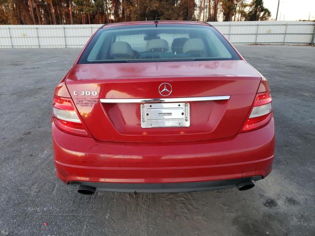 WDDGF5EB9BA516896 - 2011 MERCEDES-BENZ C 300 RED photo 6