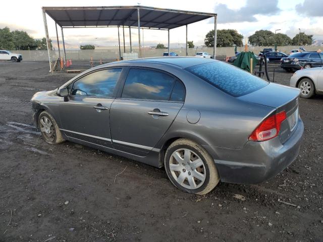 2HGFA165X7H304637 - 2007 HONDA CIVIC LX GRAY photo 2