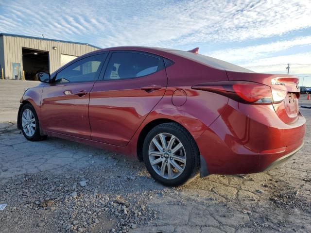 5NPDH4AE7FH618908 - 2015 HYUNDAI ELANTRA SE MAROON photo 2