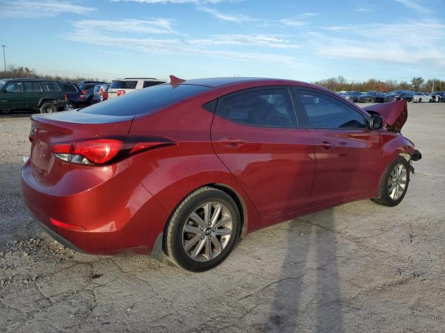 5NPDH4AE7FH618908 - 2015 HYUNDAI ELANTRA SE MAROON photo 3