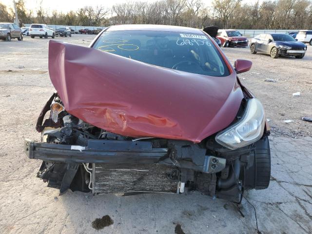 5NPDH4AE7FH618908 - 2015 HYUNDAI ELANTRA SE MAROON photo 5