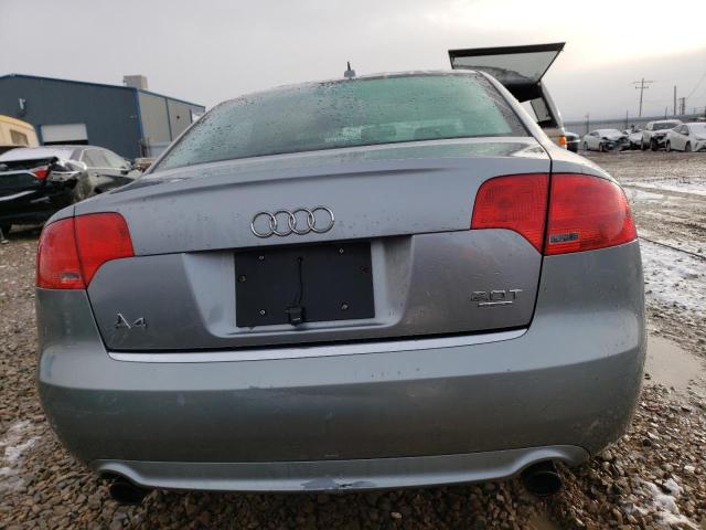 WAUDF78E68A132868 - 2008 AUDI A4 2.0T QUATTRO SILVER photo 6