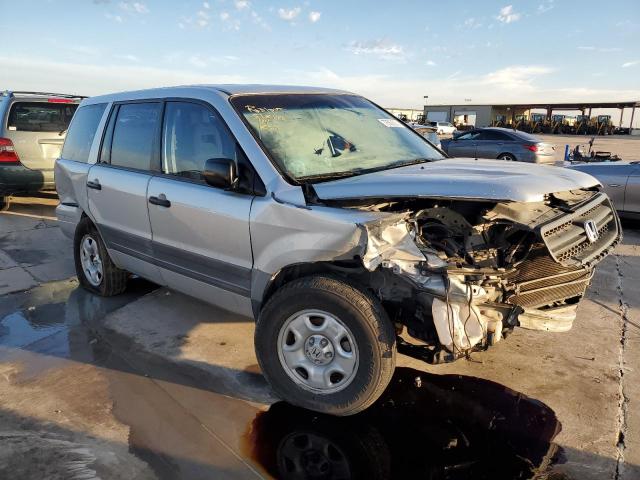 2HKYF18164H562014 - 2004 HONDA PILOT LX SILVER photo 4