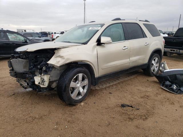 1GKKVSED4CJ149256 - 2012 GMC ACADIA SLT-2 CREAM photo 1